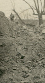 Photo détail des ruines du fort de Ham
    dynamité à l'explosif pendant la guerre 1914-1918