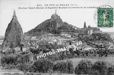 Le Puy-en-Velay ancienne carte postale 1900 cpa