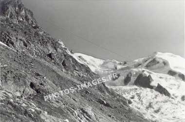 Photo ancienne des Grands Mulets du dôme du Goûter