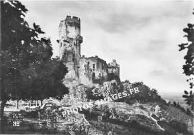 Le chateau Tournoel de Chatel-Guyon en 1950 cpa