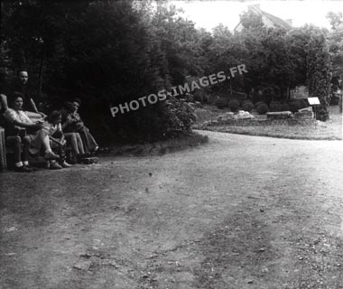 Une partie de l'ancien jardin de Néris les bains