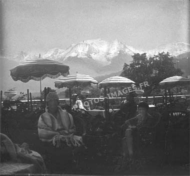 Combloux au siècle dernier, ancienne photo de 1949