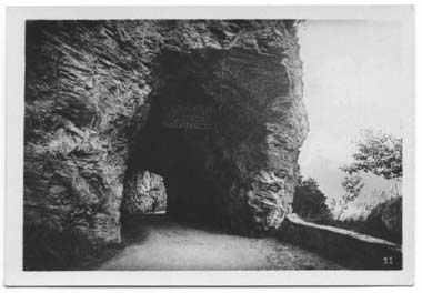 Le tunnel de Giettaz route sur la du col des Aravis