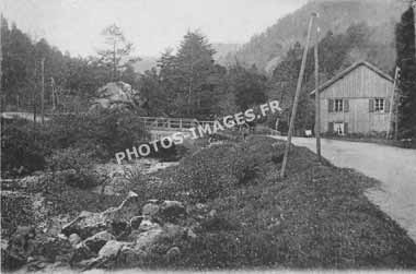 Le pont de la Cuvotte en photo ancienne