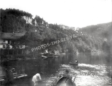 photo ancienne de Brenets prise vers 1900