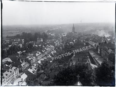Panorama de Lamballe, photo ancienne de 1911