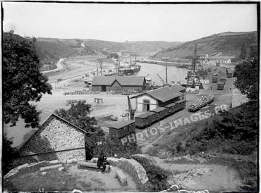 L'ancien port du Légué à Saint-Brieuc, photo de 1911