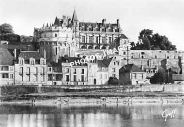 Photo ancienne du chateau d'Amboise