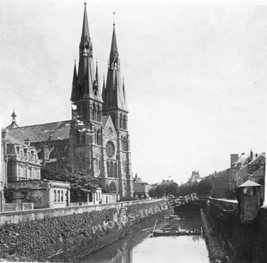 Photo ancienne de l'église Notre-Dame-en-Vaux à Châlons-en-Champagne