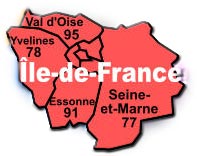 carte des photos anciennes d'Ile de France