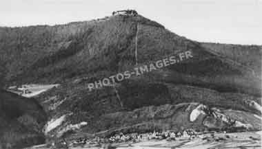 Photo ancienne du Mont Sainte-Odile et Saint-Nabor en Alsace