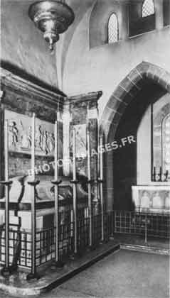 Photo ancienne du tombeau de Sainte-Odile en Alsace