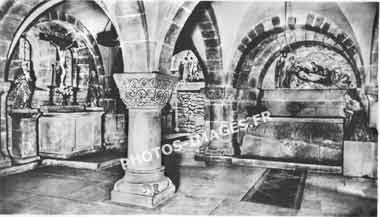 Photo ancienne de la chapelle de la Croix au Mont Sainte-Odile en Alsace