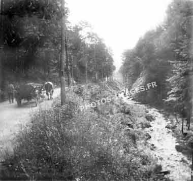 La route de Schirmeck, vieille photo de 1935