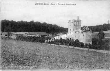 Photo ancienne de la ferme de Gombervaux à Vaucouleurs en 1910