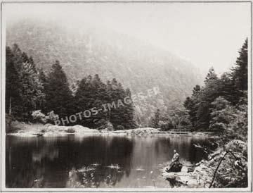 Photo ancienne du lac Fischboedle au début du siècle