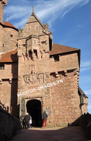 Porte d'honneur du  Chateau Haut-koenigsbourg