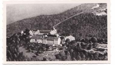 Vue d'avion sur le Mont Sainte-Odile