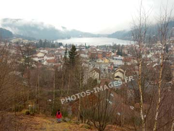 Gérardmer dans les Vosges, photo actuelle