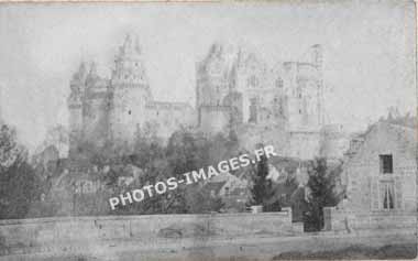 Ancienne photo du château de Pierrefonds