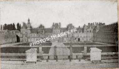 Fontainebleau sur une photo ancienne
