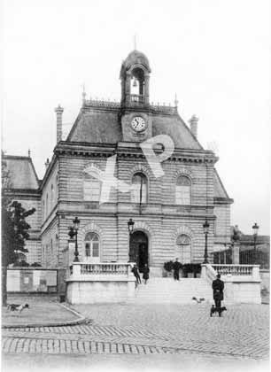 La mairie carte postale ancienne de 1900