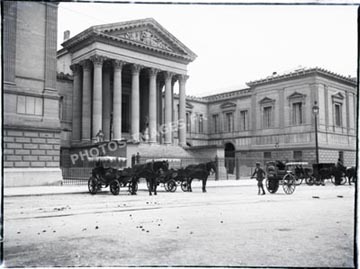 Photo ancienne du Palais de justice de Montpellier