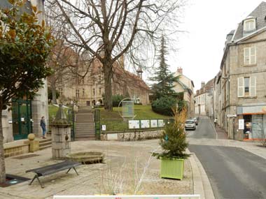 Photo de l'ancien chateau des comtes de la Marche à Guéret