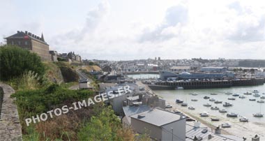 Les quais du Port de Granville en photo actuelle