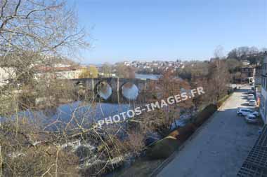 Le pont Saint-Martial à Limoges en photo actuelle