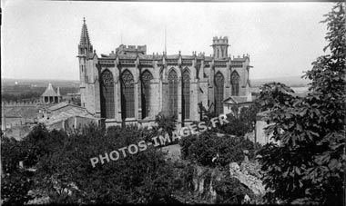 Saint-Nazaire au début du siècle en 1910 à Carcassonne
