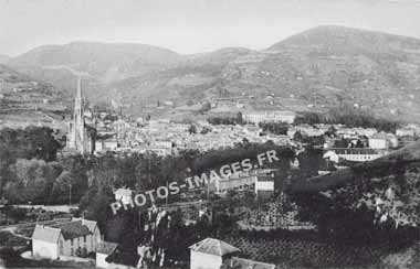 Ancienne photo de Saint-Affrique en 1900