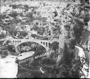 Ancien positif stéréo de Saint-Chély d'Apcher en 1950