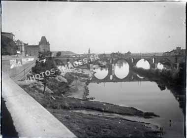 Ancienne photo de Montauban et du Tarn en 1910