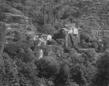 Ancienne photo des gorges du Tarn de 1947