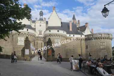 Entrée du château de Nantes en photo actuelle