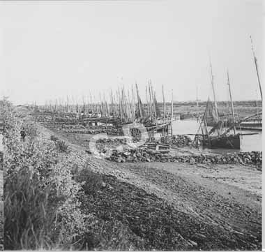Ancienne photo de l'Epoids à Noirmoutier sur une vue stéréoscopique de 1910