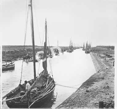 Ancienne photo de l'Epoids à Noirmoutier sur une vue stéréoscopique de 1910