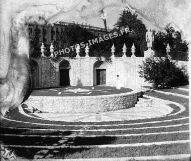 Nice en 1947, ancienne photo du Théâtre de Verdure
