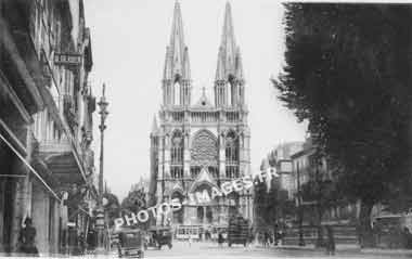 Ancienne photo de l'Eglise Réformée de Marseille en 1920