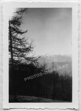 Vue prise de Valberg, photo ancienne de 1938