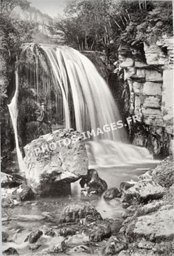 Cascade du Furon à Sassenage en Isère photo ancienne